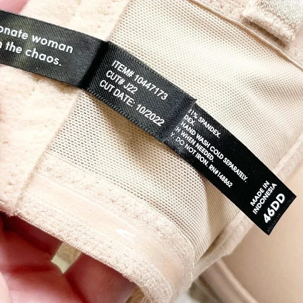 Torrid Tan Beige Push Up Strapless Bra - NO STRAPS INCLUDED - Women's Size 46DD
